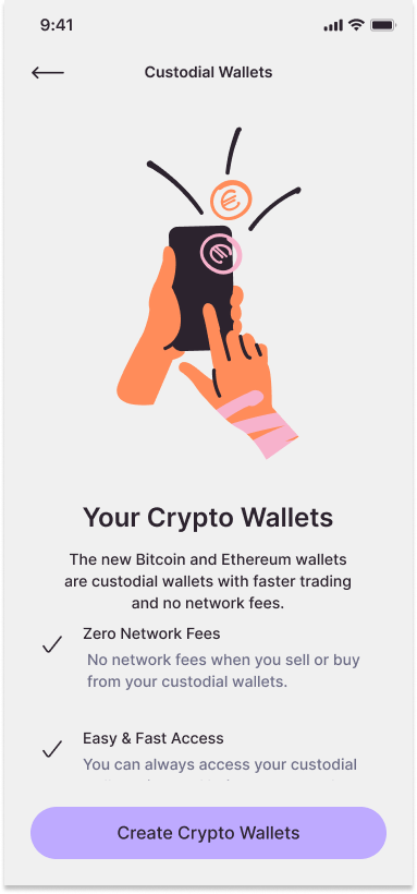Custodial wallet introduction